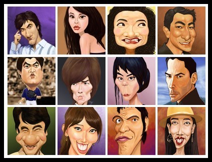 �W�H���e Celebrity Painting Celebrity IllustrationCelebrity-Comic-Illustration.jpg