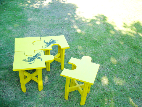 都市酵母-黃色椅子作品
