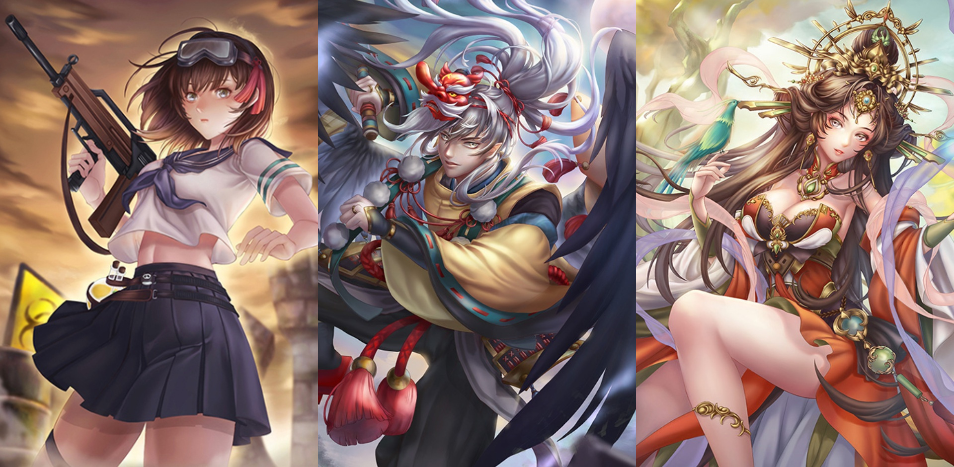 遊戲插畫、手遊美術 KS